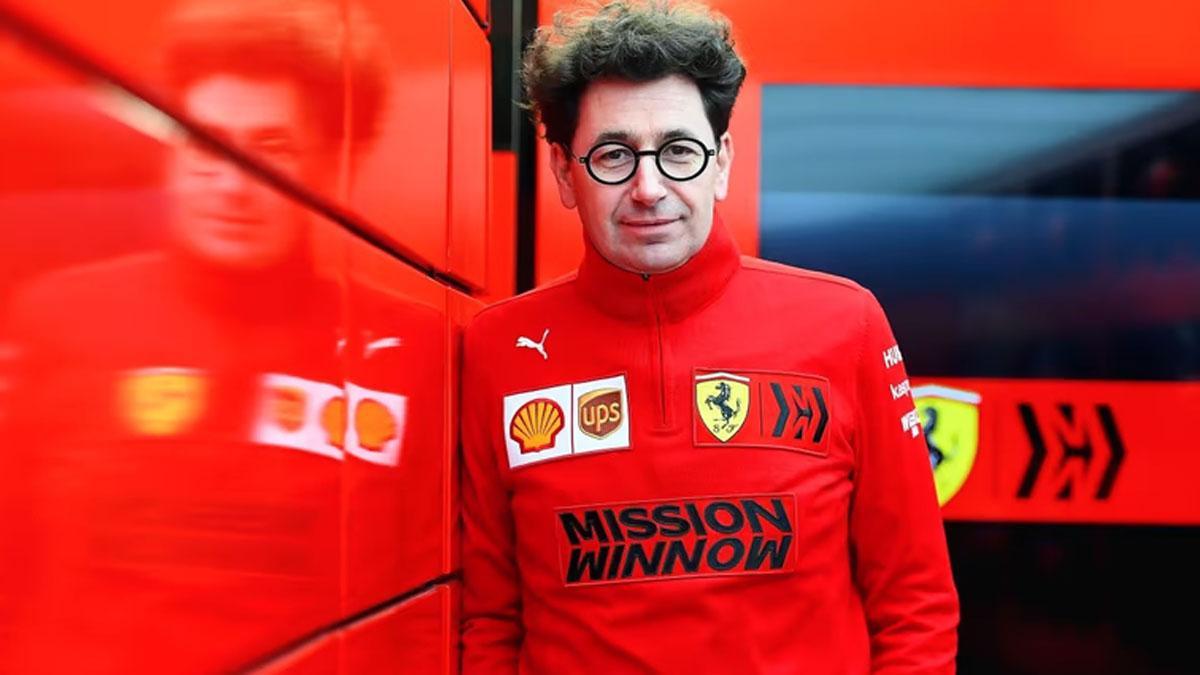 Mattia Binotto , máximo responsable deportivo de Ferrari