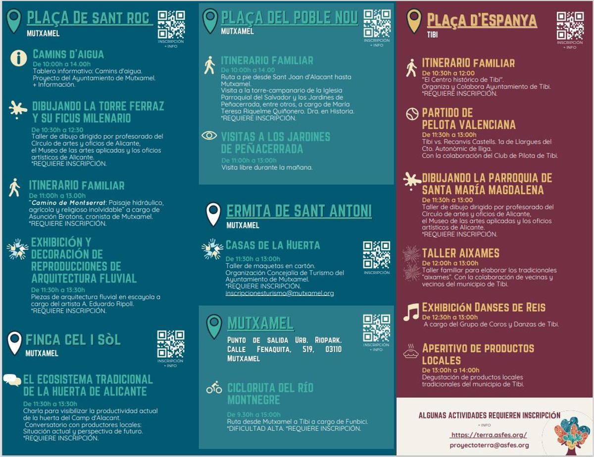 Programación cultural del próximo domingo