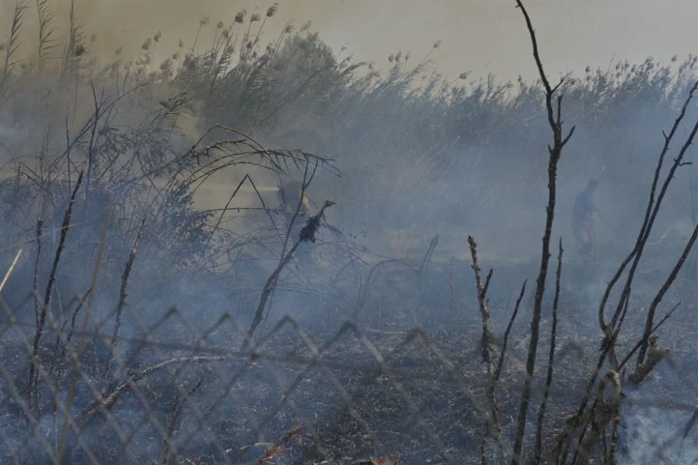 Incendio de matorral en Cabezo de Torres