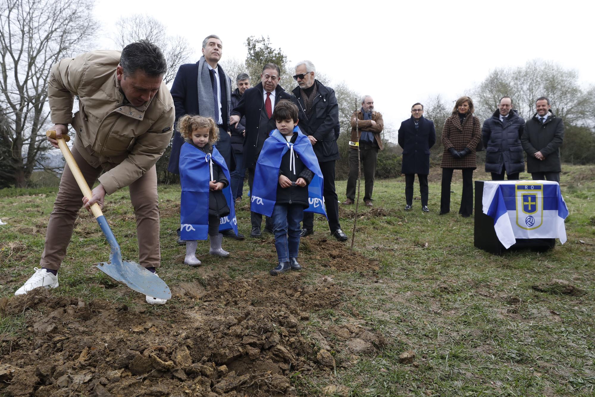 EN IMÁGENES: Así fue la presentación de la nueva ciudad deportiva del Oviedo