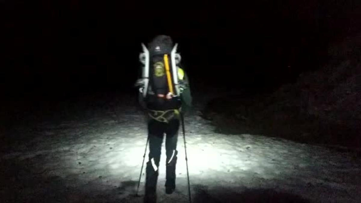 Labores de búsqueda del montañero de Vitoria encontrado muerto en el Pirineo