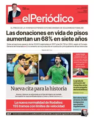 La portada de EL PERIÓDICO del 31 de enero de 2026