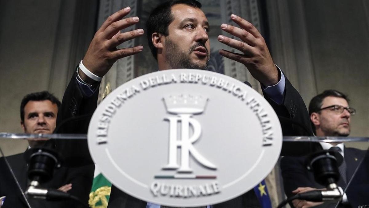 El ministro de Interior italiano, Matteo Salvini.