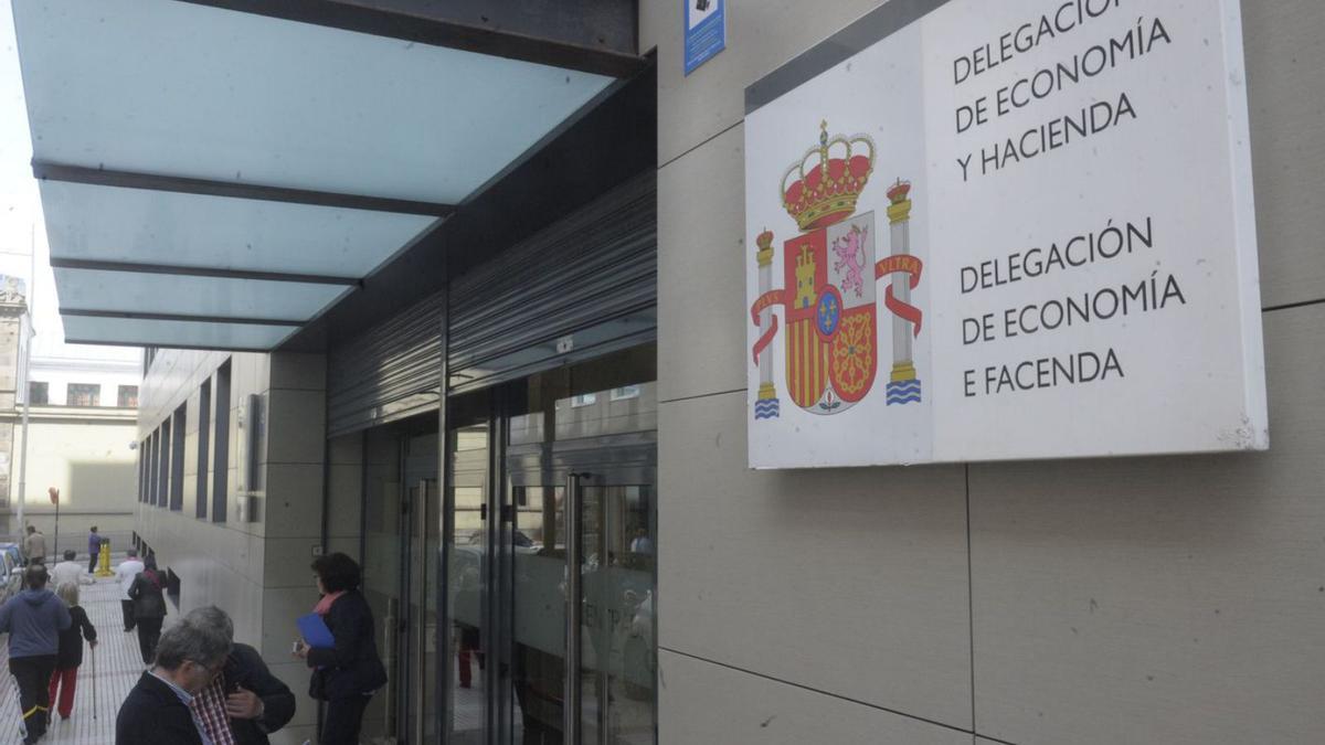 Sede de la Agencia Tributaria en A Coruña.