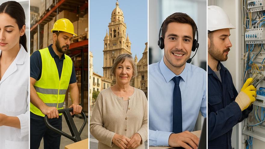 Oportunidades laborales en Murcia: más de 150 vacantes disponibles para promotores, cuidadores, agentes y técnicos