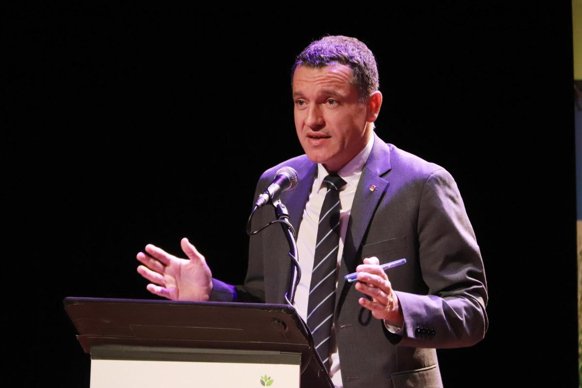 El conseller d'Agricultura, Ramaderia, Pesca i Alimentació, Òscar Ordeig