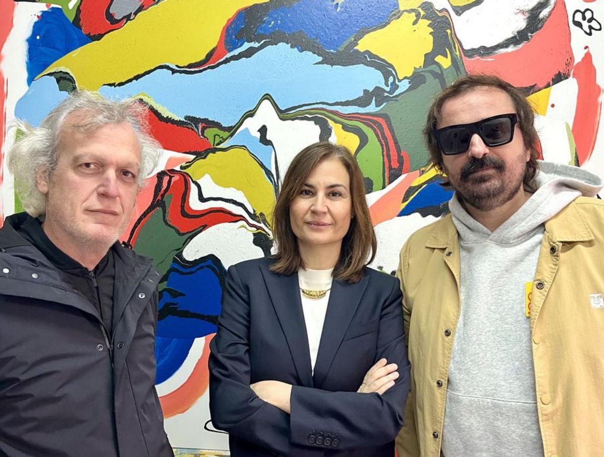 Olga Julián acudirá a JustMad con los artistas Eduardo Lozano y José Moñú.