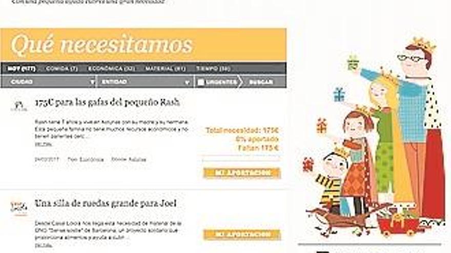 Ayuda a otra gente con pequeñas aportaciones ‘on line’