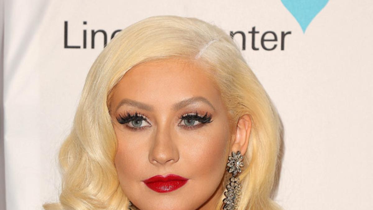 Christina Aguilera en una presentación en Nueva York en 2015