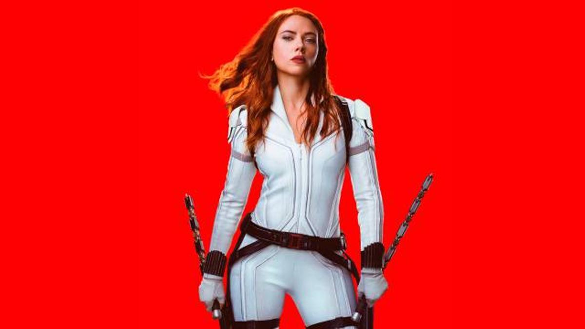 Scarlett Johansson, en una imagen promocional de 'Viuda Negra'