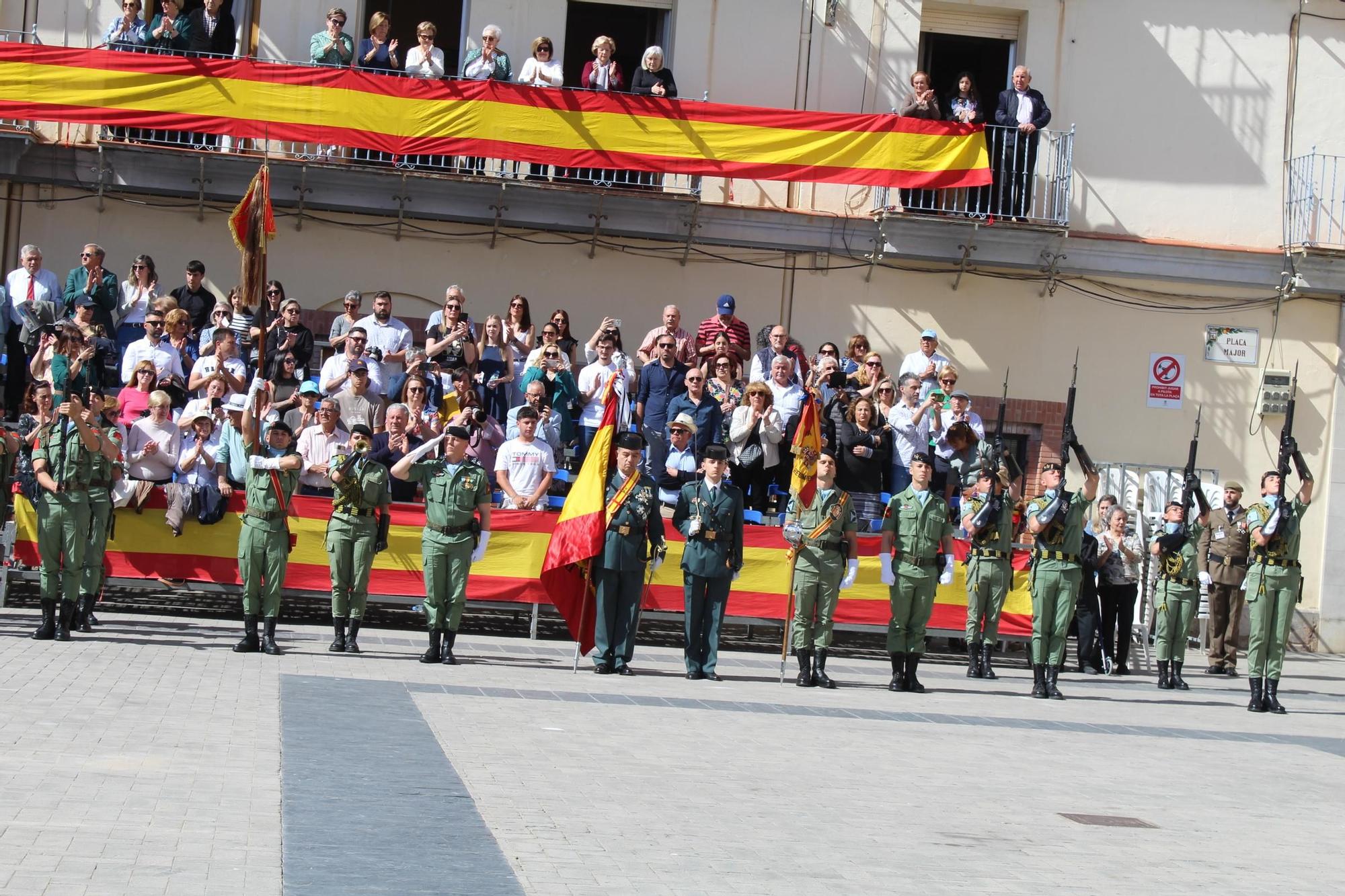 La jura de la bandera de España en Nules