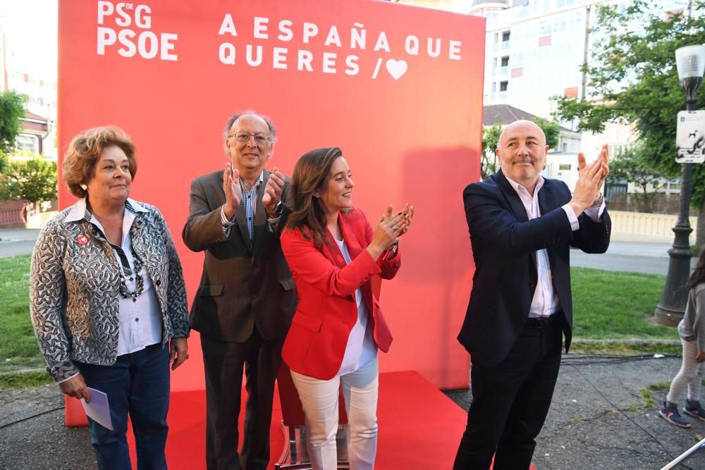 Cierre de campaña del PSOE en A Coruña