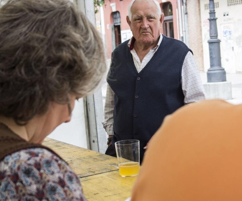 Espicha y charanga en las fiestas de Santa Filomena en Santullano