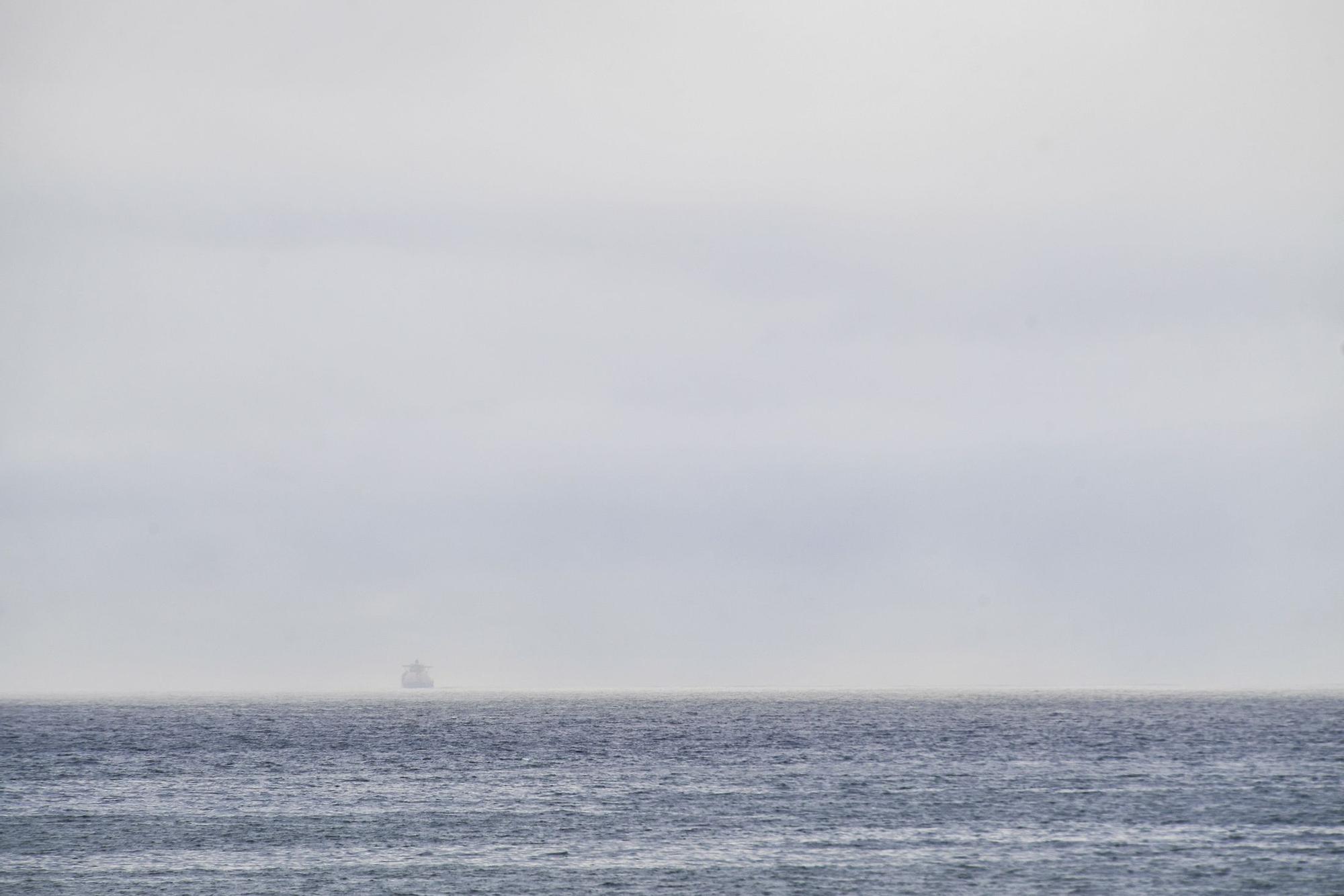 Tiempo con nubes y lluvia en Las Palmas de Gran Canaria (27/12/2021)