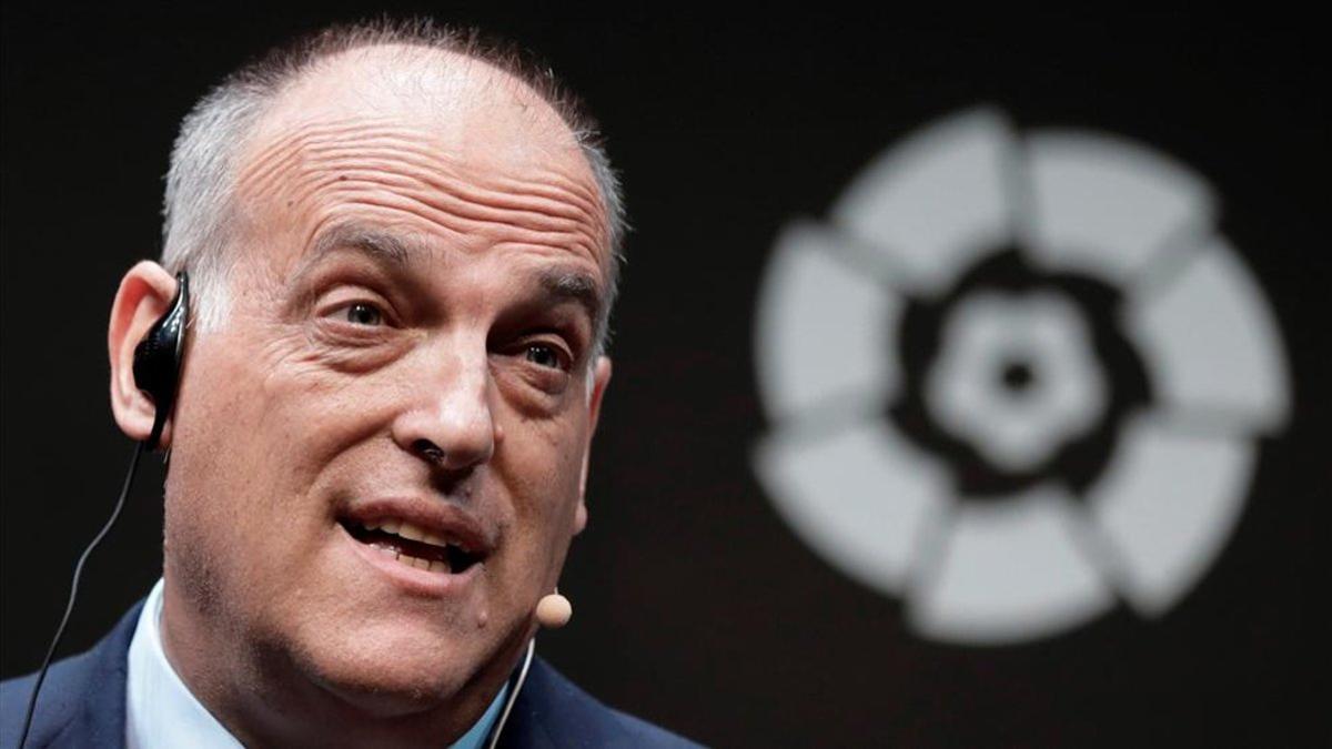 Javier Tebas afirmó no poder cambiar el partido del Barça