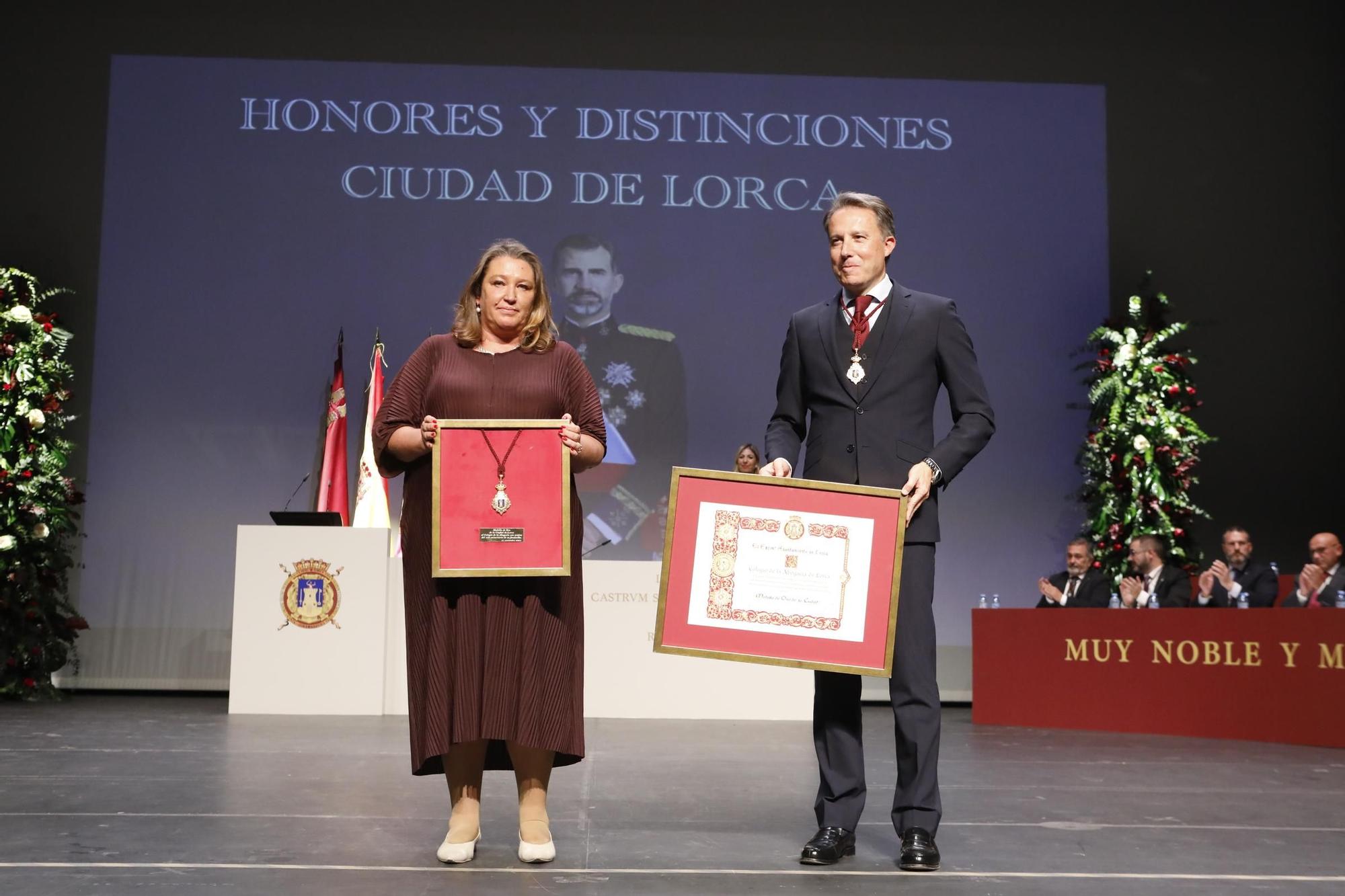 La entrega de Honores y Distinciones de Lorca, en imágenes