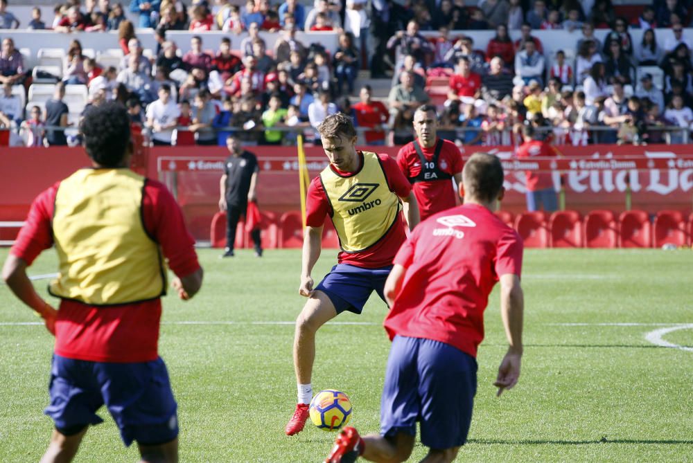 Entrenament de portes obertes a Montilivi