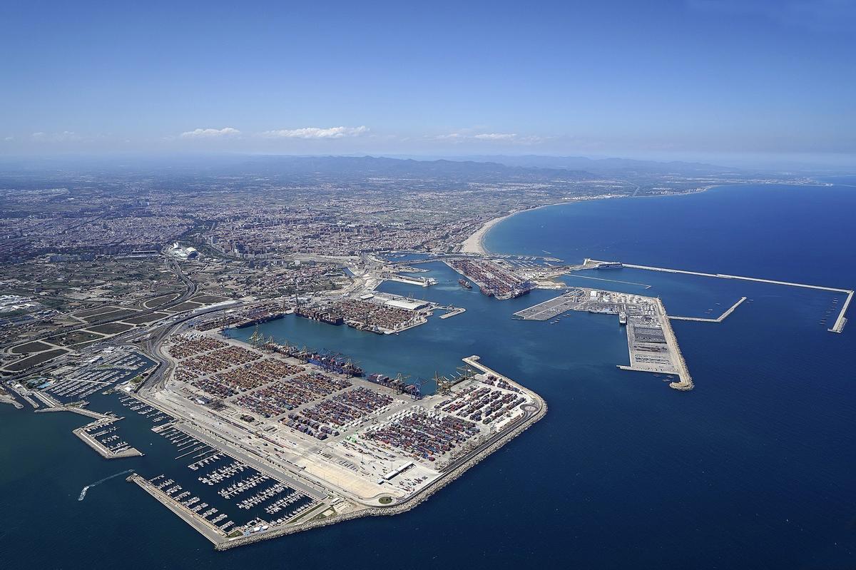 Imagen aérea del enclave valenciano.