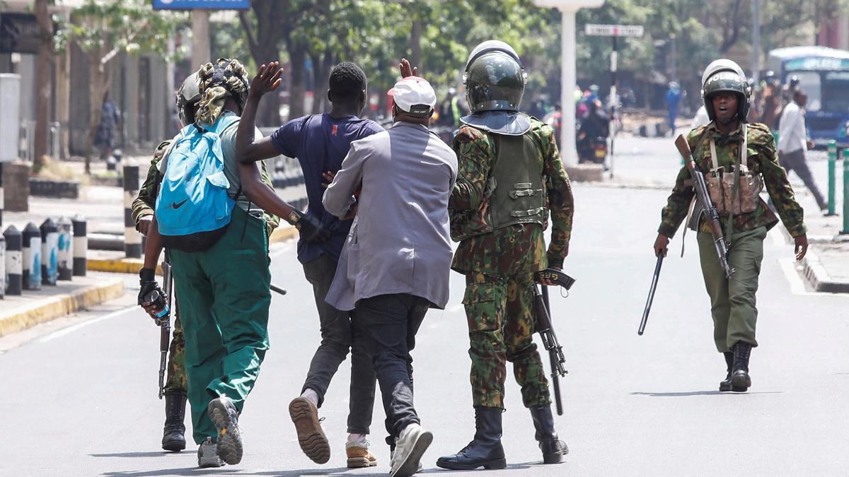 Nationwide protest over the cost of living and against Kenyan President William Ruto's government, in Nairobi