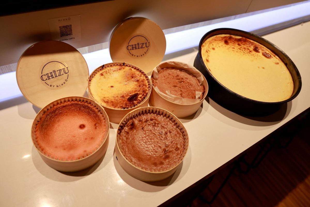 Las tartas Chizu son un auténtico éxito entre la clientela del restaurante.