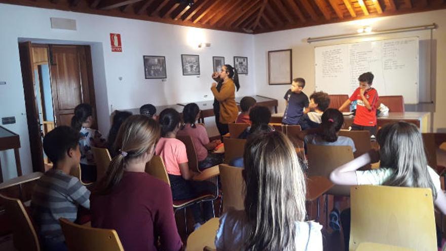 El Aula de Silbo durante el pasado curso.