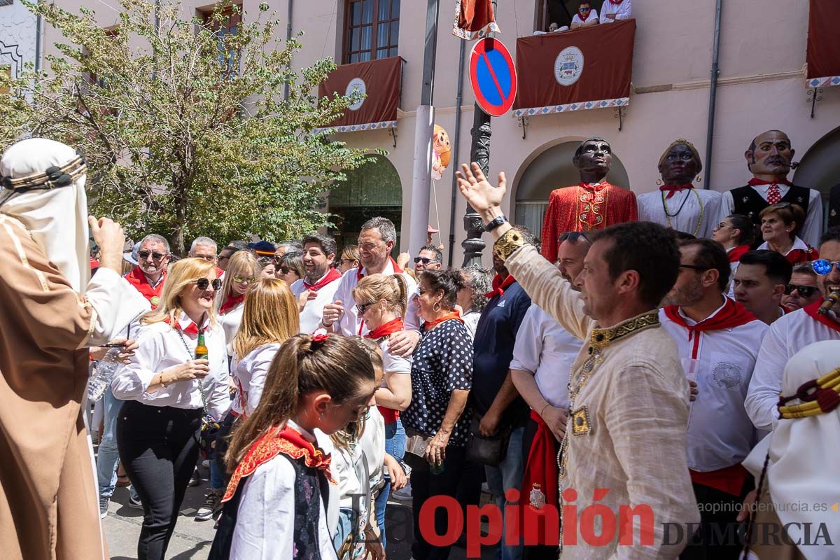 Moros y Cristianos en la mañana del dos de mayo en Caravaca