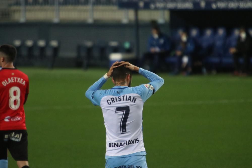 Partido de la Liga SmartBank: Málaga CF - Logroñés.