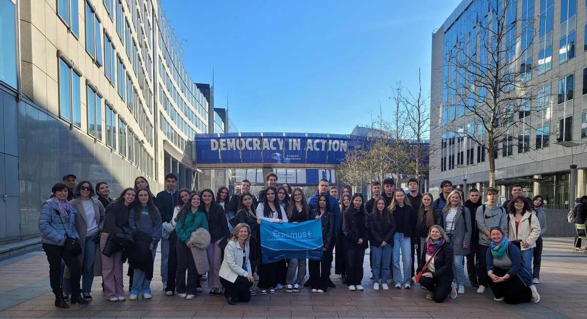 Alumnos del IES Gabriel Miró en Bruselas
