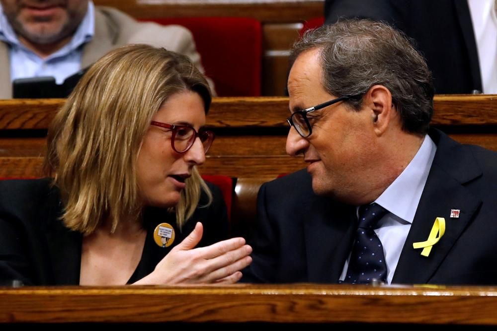 Ple d'investidura de Quim Torra