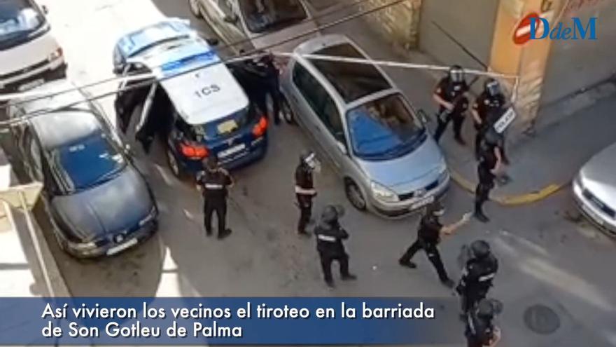 Así vivieron los vecinos el tiroteo en la barriada de Son Gotleu