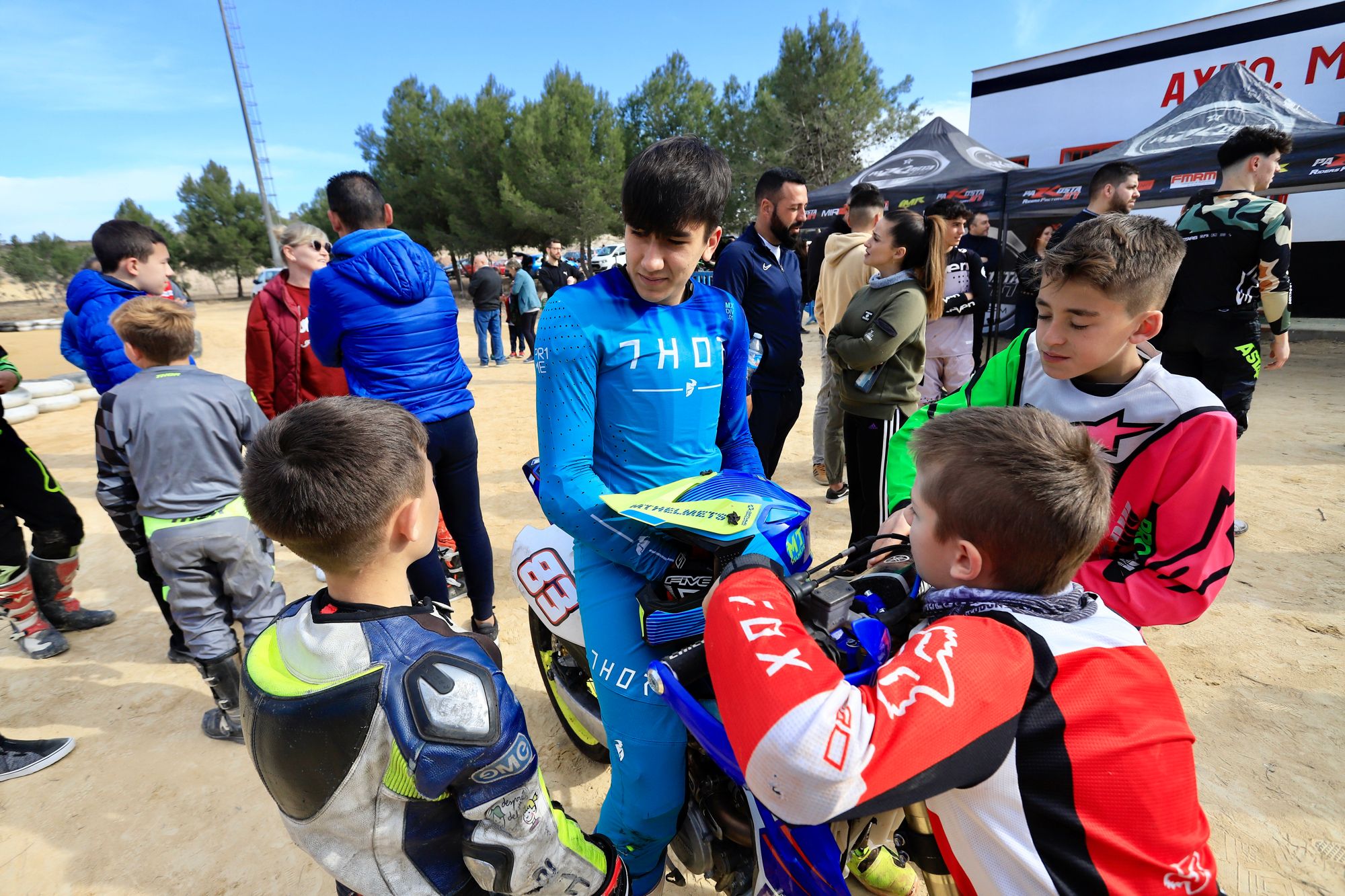 Inauguración del circuito de motos Ribera de Molina