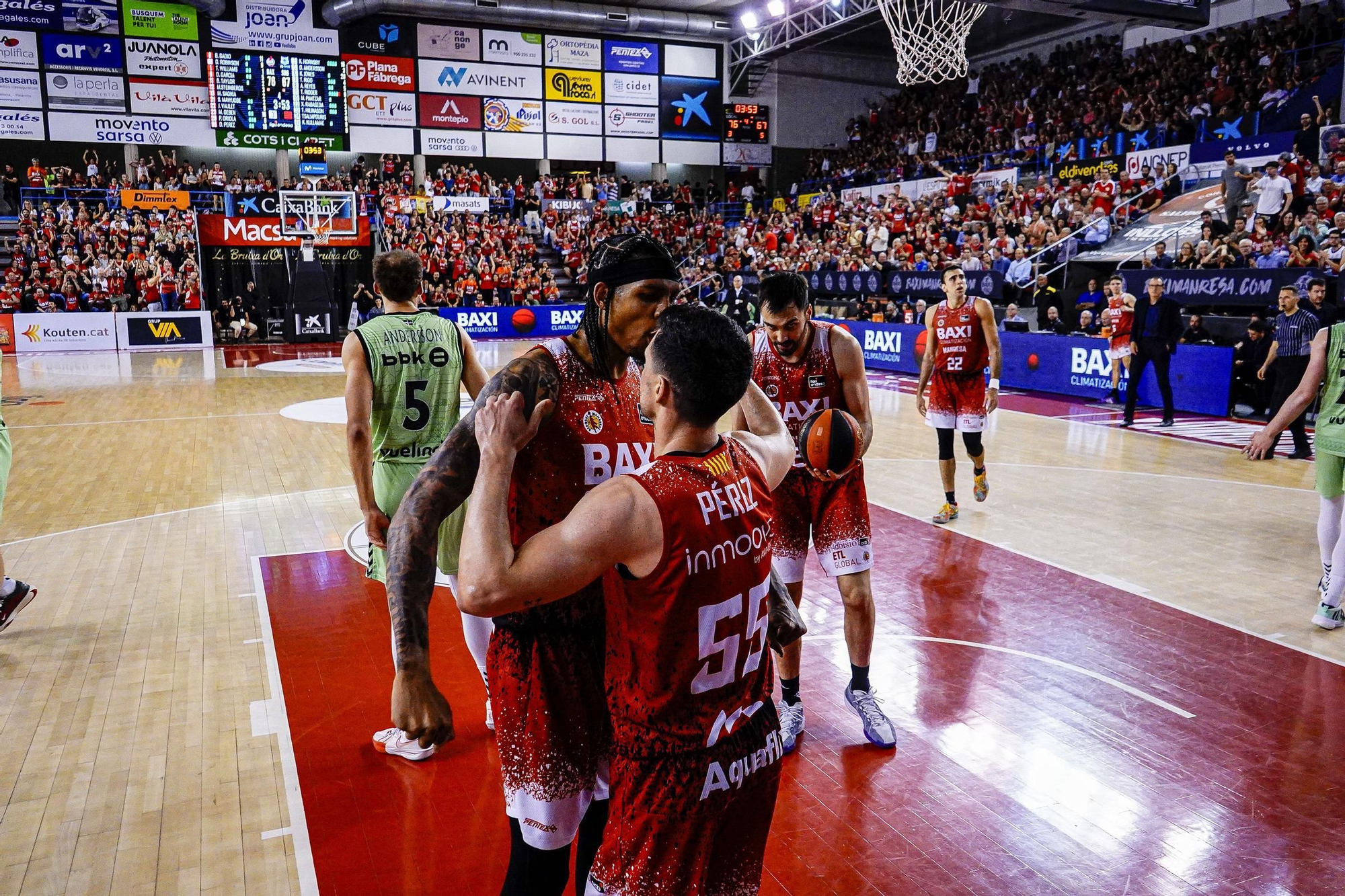 MANRESA . BASQUET ACB . LLIGA ENDESA . BAXI MANRESA VS BILBAO BASKET . PAVELLÓ EL NOU CONGOST