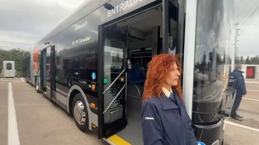 Así son los nuevos tranvibuses que prestarán servicio en Murcia