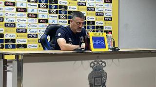 García Pimienta asume la trascendencia del UD Las Palmas-Levante: "Es el partido más importante de toda la temporada"