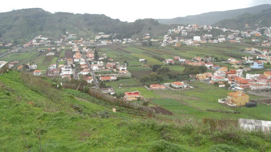Imagen panorámica de tierras de cultivo en La Laguna.