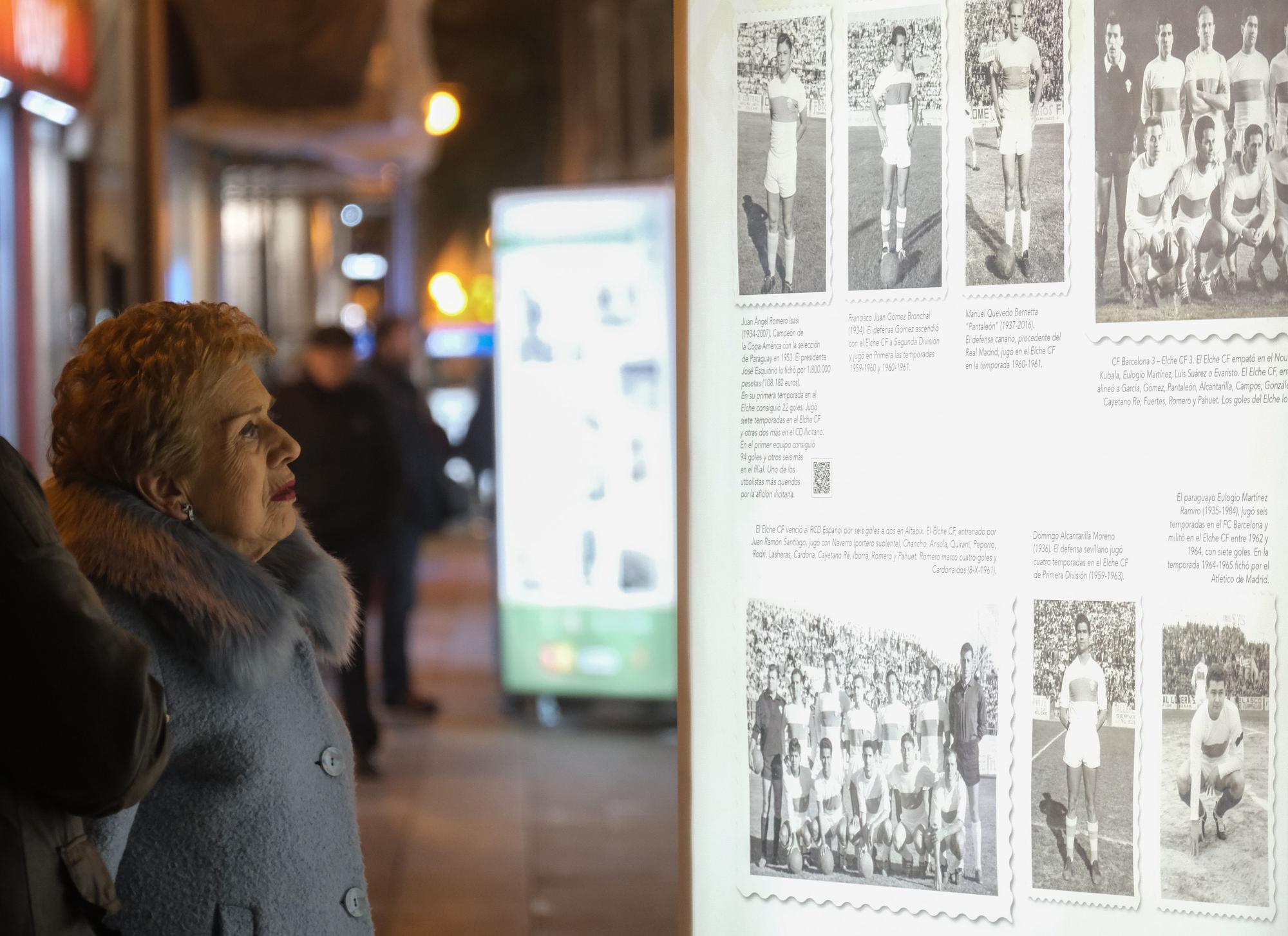 La exposición "100 años de sentimiento franjiverde" llega al centro de la ciudad