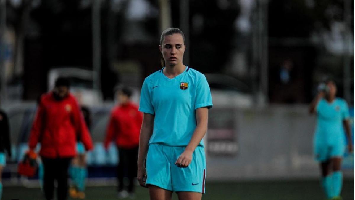 Anna Torrodà con el FC Barcelona