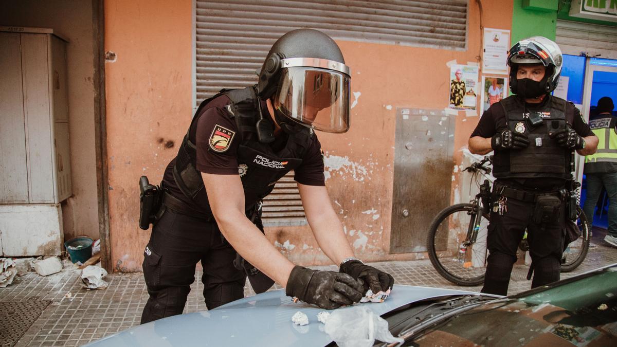 Gran operación contra el tráfico de heroína en Son Gotleu