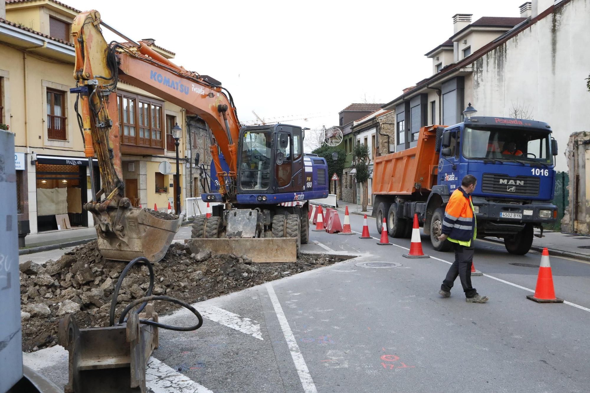 La Guía quiere frenar los rodeos: así impactan a los vecinos las nuevas obras por el colector (en imágenes)