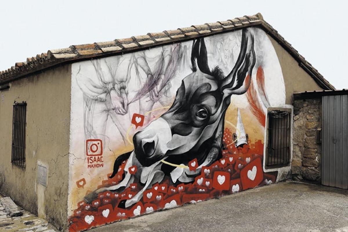 Mural en Fuendetodos.