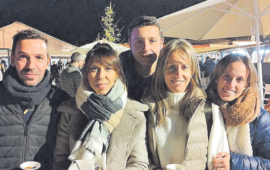 Xavier Caldentell, Antonia Serra, Carme Fullana, Jaume Estrany y Nena Caneves.