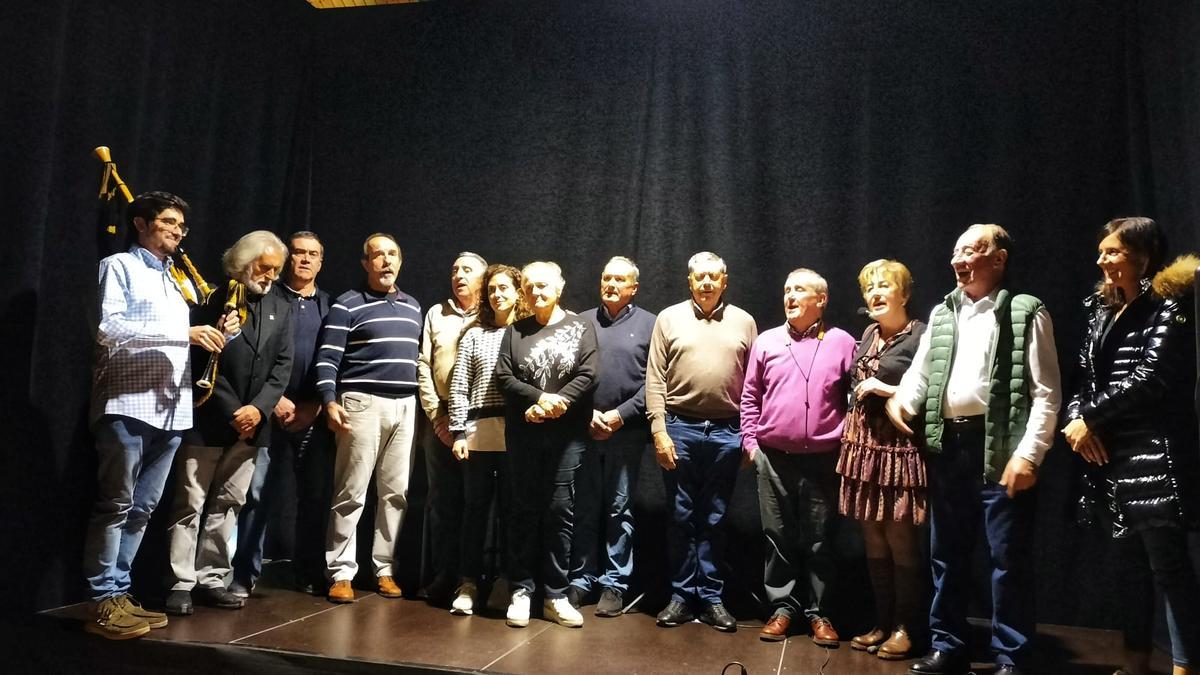 Un momento de los actos en Seloriu.