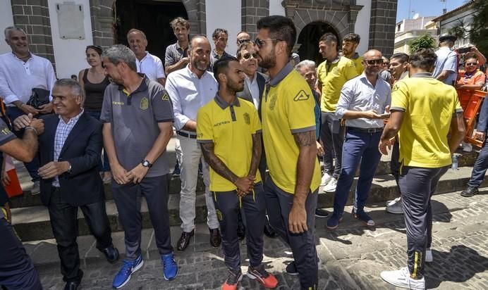 16/08/2017 TEROR. Visita de la UD Las Palmas a la Virgen del Pino en la Básilica de Teror. FOTO: J.PÉREZ CURBELO