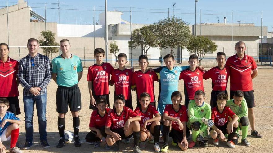 Imagen de uno de los equipos antes de comenzar.