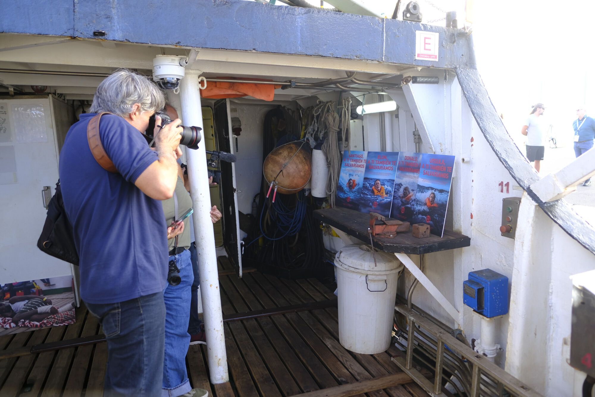 Jornada de puertas abiertas en el 'Open Arms' en el Puerto de Las Palmas