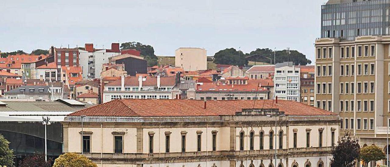 Vista de la zona ferroviaria junto al Museo del Ferrocarril.