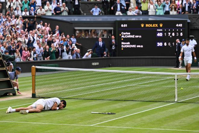 Las mejores fotos del Djokovic - Alcaraz en Wimbledon