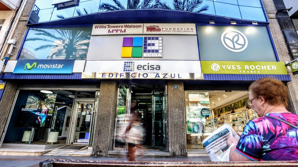 La sede de Ecisa en la avenida de Alfonso el Sabio de Alicante.