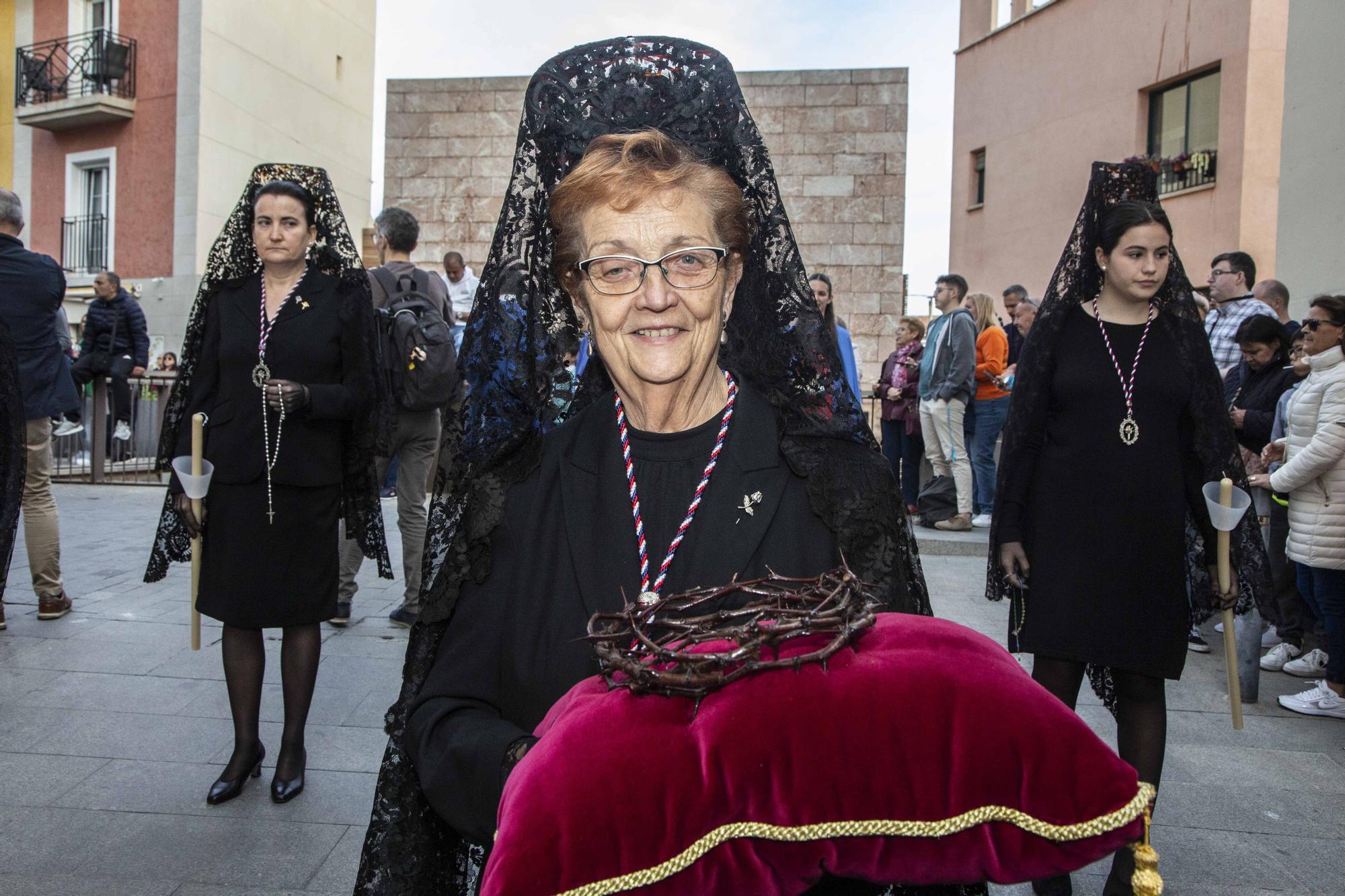 Hermandad Agustina procesiona el Lunes Santo por las calles del casco antiguo