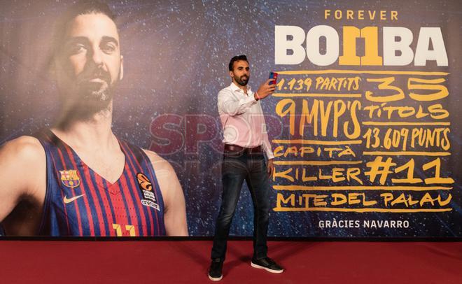 Homenaje a Juan Carlos Navarro en el Palau Blaugrana